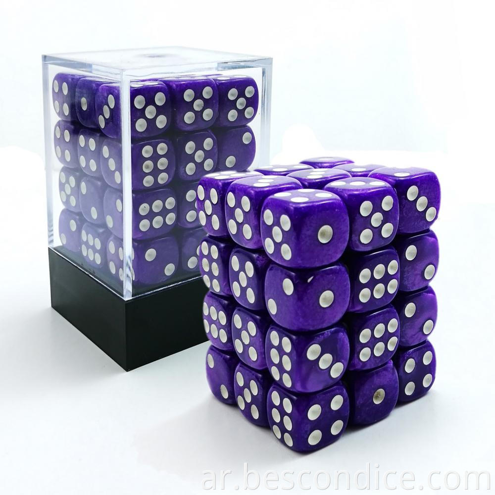 Marble Token Dice D6 Dice Cube 3